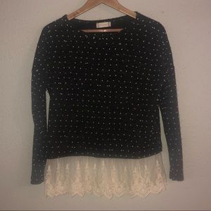 Alter’d State Lace Hem Sweater